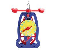 Zunetsutock Horloge Murale Enfant - Horloge Analogique, Design Amusant | Horloge Silencieuse avec des motifs ludiques, Parfait pour apprendre à parler de l'heure, Cadeau de chambre d'enfant