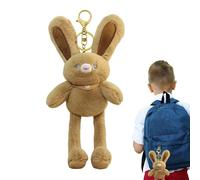 Zunetsutock Incroyable lapin - Porte-clavier pour sacs d'oreille tirant de lapin doux carence en lapin pour enfants