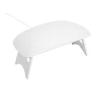 Zunetsutock Lampe à ongles LED - Séchoir à ongles gel professionnel 6 W UV avec 2 minuteries | Design compact, idéal pour salon de spa à la maison, soin des ongles rapide et pour g