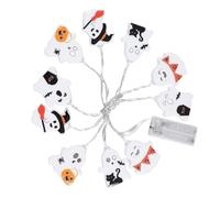 Zunetsutock LED Ghost String Lights - Waterproof Halloween Fairy Lights