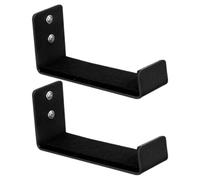 Zunetsutock Lot de 2 supports muraux pour tapis de yoga : étagère, solution stable pour le montage mural, organisationnel polyvalent | Bandeau de sport serviette bandeaux d'exercice pelles