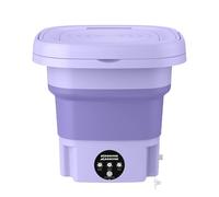 Zunetsutock Machine à laver portative - Mini lave-linge compact pliable 8L, appareil silencieux économique portable vêtements légers | Électroménager automatique quotidien pour nettoyage rapide sous-v