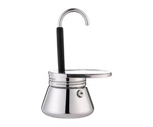 Zunetsutock Mocha Pot - Stainless Steel Manual Espresso Coffee Maker