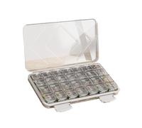 Zunetsutock Pilulier de voyage - Boîte à pilules transparente | Support de comprimé | Distributeur de pilules de pharmacie | Boîte à médicaments hermétique portable pour usage domestique et