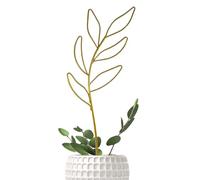 Zunetsutock Plante en pot en treillis, plante d'intérieur treillis - Feuilles sur le treillis de jardin en métal pour plantes grimpantes, support d'escalade antirouille, fournitures de jardin pour