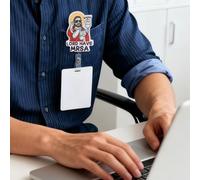 Zunetsutock Porte-Badge À Enrouleur - Rotation 360° avec Cordon à Clip | Porte-badge en acrylique avec clip - Pour Enseignant Étudiant Médecin Assistant École Hôpital Clinique Soins