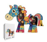 Zunetsutock Puzzle éducatif en bois - Pour grands-parents, petits- , vacances en famille, voyage, avion, train, salle d'attente