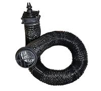 Zunetsutock Rallonge de bouche d'aération pour voiture | Adaptateur Pliable de Sortie d'Air de Climatisation - Flexible Conduit Air Voiture Souple | Pour Camping Tente Maison Banquette Arrière Camion