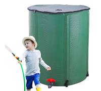 Zunetsutock Récupérateur d'eau de Pluie - Baril Repliable Robuste étanche résistant, Dispositif de Collecte Auto-drainant Mobile | Réserve d’Eau extérieure pour Entretien Parc Potager terrasse,