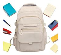 Zunetsutock School Backpack - Large Capacity Waterproof Travel Bookbag | Lightweight Multi Pocket Rucksack, Pressure Relief Design | Girls Boys College Hiking Camping Airplane Travel