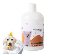 Zunetsutock Shampoing naturel pour chien, shampooing de toilettage pour chien, 500 ml, crème hydratante, gel douche sûr, shampooing naturel doux, liquide de bain pour chats, chiens malodorants, e