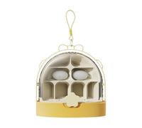 Zunetsutock Silkworm Récipient de transport transparent respirant pour petits animaux domestiques pour adolescents, jardin, camping, leçons, explorations de la nature, filles