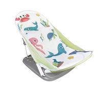 Zunetsutock Support de bain pour bébé : siège de bain compact, configuration pratique pour environnements sanitaires, élément portable avec siège enveloppant, mécanisme flexible à niveaux, Superfi