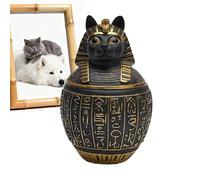 Zunetsutock Urne pour Chien en résine égyptienne Ancienne, Souvenir de, Chiot, crémation, urne commémorative élégante, | Récipient de mémoire sacré pour Les Parents d’Animaux de Compagnie, Les