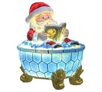 Zunetsutock Veilleuse de Noël - USB LED Père Noël - Éclairage Doux pour la Nuit d'hiver - Décoration Lumineuse pour, Maison, Bureau, Chambre à Coucher, Bureau, détente