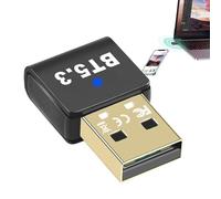 Zunishaone Adaptateur sans Fil USB pour Ordinateur, Adaptateur sans Fil pour PC de Bureau - 5.3 Dongle sans Fil pour PC - 5.3 Compatibilité USB Smart Home Device, Plug and Play pour Le Bureau,