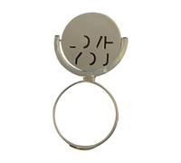 Zunishaone Amour de mots, anneau d'amour créatif - Fipping Couple Ring - Bijoux de doigts de mariage subtils pour elle, fournitures de Saint pour elle