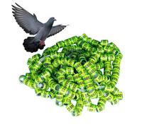 Zunishaone Anneaux pour pattes d'oiseau | Anneaux d'identification pour pigeons - Bandes colorées pour pigeons sûrs, faciles à placer, idéal pour distinguer les oiseaux chez les oiseaux ou les