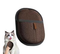 Zunishaone anti-poils pour animaux de compagnie - double face pour déménagement - multifonction pour laver, baigner et brosser pendant les toilettes
