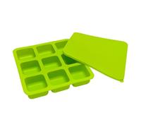 Zunishaone Bac à glaçons pour congélateur avec couvercle, bac à glaçons à 9 compartiments avec couvercle | Moule à glace anti-fuite pour whisky, grand bac à glaçons pour cocktail, congelez les