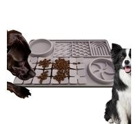 Zunishaone Bol à lécher, tapis de léchage pour chiens - Léchage de chiens à alimentation lente qui mangent des coussinets de nourriture, tapis pour renifler l'alimentation pour chiens, chats, animaux