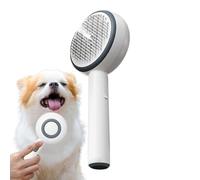 Zunishaone Brosse à vapeur pour chien, peigne d'épilation par pulvérisation pour animaux de compagnie - Brosse à chien à vapeur multifonctionnelle avec poignée ergonomique,Outil de toilettage