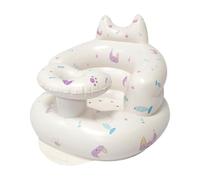 Zunishaone Chaise gonflable pour bébé, pliable, multifonction, support de dossier gonflable | Siège gonflable au sol pour de 3 mois et plus, chaise d'apprentissage portable avec pompe intégrée