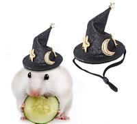 Zunishaone Chapeau de petit animal, chapeau de hamster - Chapeau de sorcier pour furet - Chapeau de costume mignon et créatif pour les fêtes à thème d'animaux