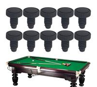 Zunishaone Cue Tip Bottom Cap - 2.15x1.73 cm Soft Rubber Lightweight 10-Piece Sleeve, Dustproof Protection | Billiard Pool Cue Accessory Perfect Lover Husband Boyfriend Family Friends Gift Set