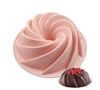 Zunishaone Cuisson - Matériau en silicone, forme de tourbillon antiadhésif | Moules résistants à la chaleur pour chocolat ou bonbons, projets de gâteau faciles à démogrer.