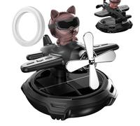 Zunishaone Diffuseur de parfum de voiture, aromathérapie rotative, désodorisant d'avion rotatif pour voiture, outil décoratif d'intérieur amusant et charmant pour