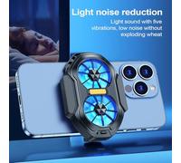 Zunishaone Dual-Fan Smartphone Cooler - 8.65x6.23x3.3cm Portable Phone Heat Dissipation Tool, Two-Speed High-Efficiency Cooling, Lightweight Rechargeable Device | Streaming Video Music Watching Tr