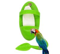 Zunishaone Fiene Support d'os pour perruches | Support enflammé pour cage à oiseaux | Accessoire de cage Power Cup pour perruches, clots, pinsons, oiseaux exotiques, Rack à nourriture pour oiseaux