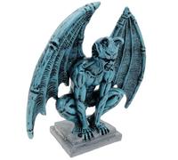 Zunishaone Figurine de gargouille gothique - Statue de jardin en résine, décoration d'ailes d'extérieur | Ornement de gargouille de style médiéval, mains sur sol design pour terrasses pour la maison