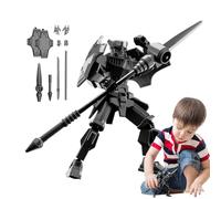 Zunishaone Figurines d'action multi-articulées, modèle de figurine d'action, figurine robot articulée, figurine d'action de robot mobile multi-articulée à collectionner unique de 13 cm