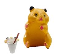 Zunishaone Figurines d'animaux de Dessin animé, Figurine Miniature, de Collection Animale, décoration Amusante de Bord de Tasse, de Simulation pour Bord de Tasse, décoration de gâteau