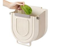 Zunishaone Folding Kitchen Trash Can | Wall Mounted Food Waste Bin