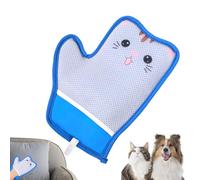 Zunishaone Gant d'épilation pour animaux de compagnie | Gant électrostatique pour l'épilation des chats - Brosse antistatique double face avec grattoir ergonomique et brosse pour canapés