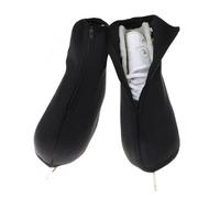 Zunishaone Housses de patins de hockey - Caoutchouc noir M-XXL - Fermeture éclair élastique - Accessoires de patinage sur glace | Pour les amateurs d'adultes, respirantes