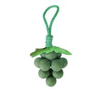 Zunishaone Jouet à mâcher en forme de raisin - Simulation d'animaux de compagnie - Nettoyage interactif des dents pour stimulation, calme, mouvement et contre l'ennui
