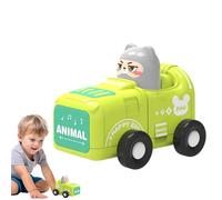 Zunishaone Jouets de Voiture Animaux en inertie | Animal Racing Car pour, véhicule éducatif de Jouet, stimule l'imagination et Les compétences du Moteur, Les Amoureux
