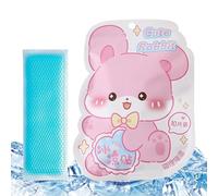 Zunishaone Lot de 10 patchs rafraîchissants en gel pour soulager la chaleur d'été - Motif dessin animé - Pour travailleurs en plein air, amateurs de sport, voyageurs, conducteurs, femmes, hommes