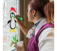 Zunishaone Marqueurs de fenêtre | Stylo marqueur de peinture 15 mm | Stylo craie liquide effaçable pour tableau noir, tableau noir, fenêtre de voiture, bistro, verre, toile, céramique