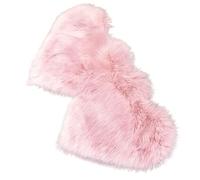 Zunishaone Paillasson de Saint-Valentin - Tapis d'entrée en forme de cœur, tapis décoratif | Tapis de bain antidérapant lavable avec confort pelucheux et couleurs vives pour chambre à coucher, salon