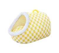 Zunishaone Pantoufle de lit Cat Cave - Velours S/M/L, Abri de canapé pour Animaux de Compagnie, Meubles Sleep Den | Parfait pour Le Confort intérieur, la des Petits Chiens, Les Confortables de la ma