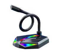 Zunishaone PC Recording - Black ABS Noise Reduction Plug and Play Design, Clear Sound Streaming Microphone | Content Creation Broadcast Podcast Home Studio Chat Audio Device