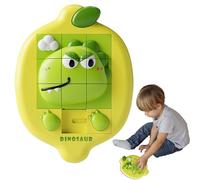 Zunishaone Puzzle coulissant pour , jouet de puzzle coulissant - Mignon Puzzle Sliding Dinosaur Brain Teaser | Activité d'apprentissage éducatif pour Faveurs de fête