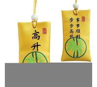 Zunishaone Sac de sel Spirituel, Sac de sel Spirituel Bouddhiste | Collier Bouddhiste de Chine | Chinois Classique pour Espoir, prospérité, Protection dans la -Robe, Les Bureaux