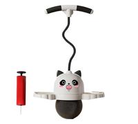 Zunishaone Sautant la Boule avec Anse, Jouet à Balle pour , Panda Fun à Rebondir avec Poignée - Jouet en Haut Saut, Pull d'équilibrage avec Pompe à Air pour le