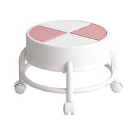 Zunishaone Siège roulant bas, tabouret à roulettes, tabouret de chaise, hauteur d'assise basse, robuste et mobile, avec roues pivotantes à 360° pour salon, maison